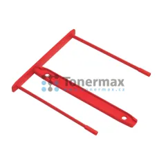 Archivační spona Fellowes, 85 mm, červená, 100 ks