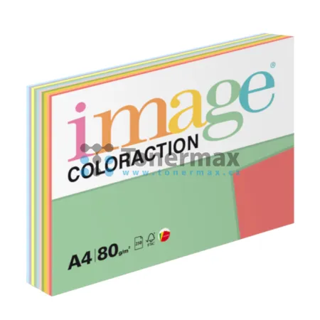Barevný papír Antalis Image Coloraction A4, TOP mix, 80 g/m2, 250 listů