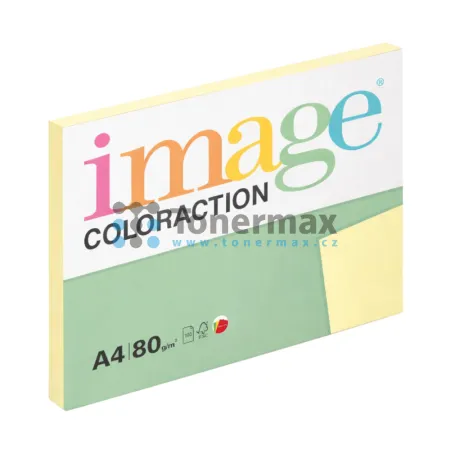 Barevný papír Antalis Image Coloraction Desert YE23 A4, pastelově žlutá, 80 g/m2, 100 listů