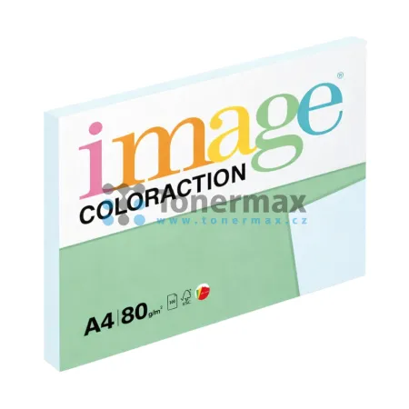 Barevný papír Antalis Image Coloraction Lagoon BL29 A4, pastelově světle modrá, 80 g/m2, 100 listů