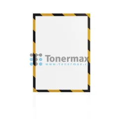 Bezpečnostní magnetický rámeček Magnetoplan Magnetofix A4 žluto-černý, 5 ks