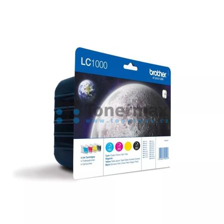 Brother LC-1000 Value Pack, LC1000 (LC1000VALBP), originální cartridge pro tiskárny Brother DCP-130C, DCP-330C, DCP-350C, DCP-353C, DCP-357C, DCP-540CN, DCP-560CN, DCP-750CW, DCP-770CW, MFC-240C, MFC-440CN, MFC-465CN, MFC-660CN, MFC-680CN, MFC-845CW, MFC-