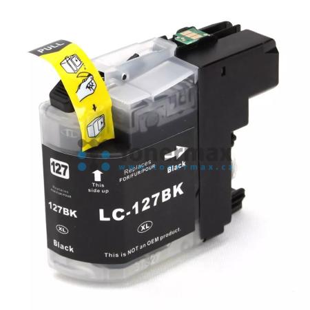 Brother LC127XL-BK (LC127XL), kompatibilní cartridge pro tiskárny Brother DCP-J4110DW, MFC-J4410DW, MFC-J4510DW, MFC-J4610DW, MFC-J4710DW