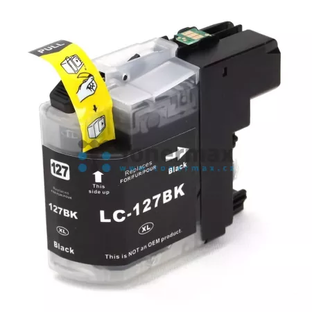 Cartridge Brother LC127XL-BK (LC127XL), kompatibilní