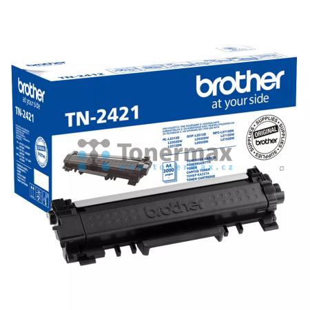 Brother TN-2421, TN2421, originální toner pro tiskárny Brother DCP-L2512D, DCP-L2532DW, DCP-L2552DN, HL-L2312D, HL-L2352DW, HL-L2372DN, MFC-L2712DN, MFC-L2712DW, MFC-L2732DW, MFC-L2752DW