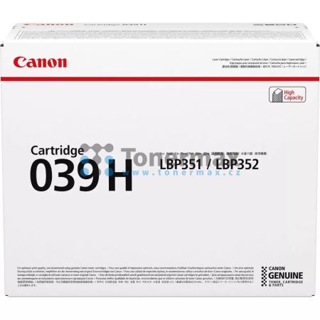 Canon 039H, 0288C001, originální toner pro tiskárny Canon i-SENSYS LBP351x, i-SENSYS LBP352x