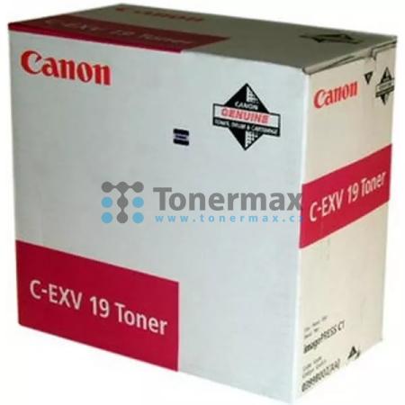 Canon C-EXV19, 0399B002, originální toner pro tiskárny Canon imagePRESS C1, imagePRESS C1+