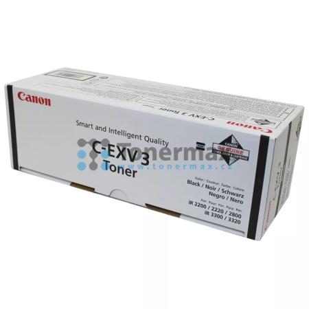 Canon C-EXV3, 6647A002, originální toner pro tiskárny Canon iR2200, iR-2200, iR2200i, iR-2200i, iR2220i, iR-2220i, iR2800, iR-2800, iR2800i, iR-2800i, iR3300, iR-3300, iR3300i, iR-3300i, iR3320i, iR-3320i