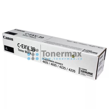 Canon C-EXV39, 4792B002, originální toner pro tiskárny Canon imageRUNNER ADVANCE 4025i, iR ADVANCE 4025i, imageRUNNER ADVANCE 4035i, iR ADVANCE 4035i, imageRUNNER ADVANCE 4225i, imageRUNNER ADVANCE 4235i
