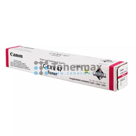 Canon C-EXV47, 8518B002, poškozený obal, originální toner pro tiskárny Canon imageRUNNER ADVANCE C250i, imageRUNNER ADVANCE C255i, imageRUNNER ADVANCE C350i, imageRUNNER ADVANCE C351iF, imageRUNNER ADVANCE C355P, imageRUNNER ADVANCE C355i, imageRUNNER ADV