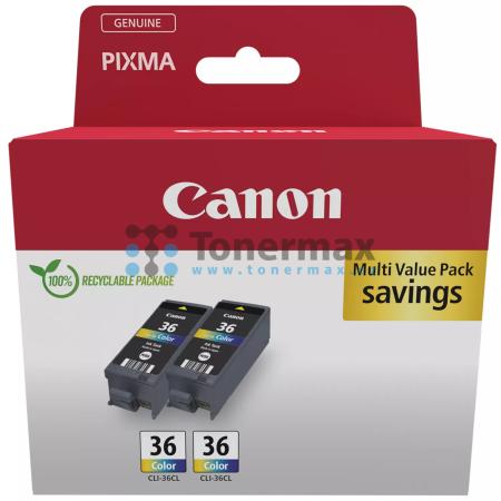 Canon CLI-36, 1511B018, 1511B025, Twin-Pack, originální cartridge pro tiskárny Canon PIXMA TR150, PIXMA iP100, PIXMA iP110, PIXMA mini260, PIXMA mini320