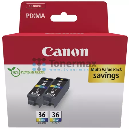 Cartridge Canon CLI-36, 1511B018, 1511B025, Twin-Pack