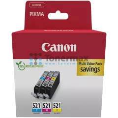 Canon CLI-521, 2934B007, 2934B010, 2934B011, 2934B015, 2934B016, Multi-Pack