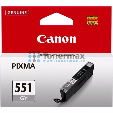 Canon CLI-551 GY, CLI-551GY, 6512B001, originální cartridge pro tiskárny Canon PIXMA MG6350, PIXMA MG7150, PIXMA MG7550, PIXMA iP8750