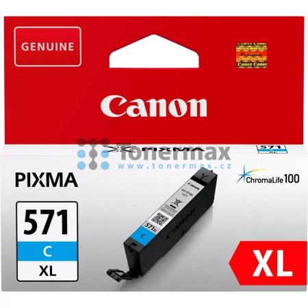 Canon CLI-571XL C, CLI-571XLC, 0332C001, originální cartridge pro tiskárny Canon PIXMA MG5750, PIXMA MG5751, PIXMA MG5752, PIXMA MG5753, PIXMA MG6850, PIXMA MG6851, PIXMA MG6852, PIXMA MG6853, PIXMA MG7750, PIXMA MG7751, PIXMA MG7752, PIXMA MG7753, PIXMA