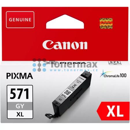 Canon CLI-571XL GY, CLI-571XLGY, 0335C001, originální cartridge pro tiskárny Canon PIXMA MG7750, PIXMA MG7751, PIXMA MG7752, PIXMA MG7753, PIXMA TS8050, PIXMA TS8051, PIXMA TS8052, PIXMA TS8053, PIXMA TS9050, PIXMA TS9055