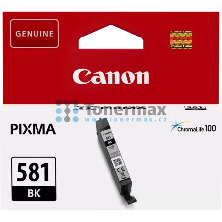 Canon CLI-581 Bk, CLI-581Bk, 2106C001, originální cartridge pro tiskárny Canon PIXMA TR7550, PIXMA TR8550, PIXMA TS705, PIXMA TS705a, PIXMA TS6150, PIXMA TS6151, PIXMA TS6250, PIXMA TS6251, PIXMA TS6350, PIXMA TS6350a, PIXMA TS6351, PIXMA TS6351a, PIXMA T