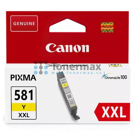Canon CLI-581XXL Y, CLI-581XXLY, 1997C001, originální cartridge pro tiskárny Canon PIXMA TR7550, PIXMA TR8550, PIXMA TS705, PIXMA TS705a, PIXMA TS6150, PIXMA TS6151, PIXMA TS6250, PIXMA TS6251, PIXMA TS6350, PIXMA TS6350a, PIXMA TS6351, PIXMA TS6351a, PIX