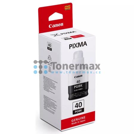 Canon GI-40PGBK, GI-40 PGBK, 3385C001, originální inkoustová lahvička pro tiskárny Canon PIXMA G5040, PIXMA G6040, PIXMA G7040, PIXMA GM2040, PIXMA GM4040