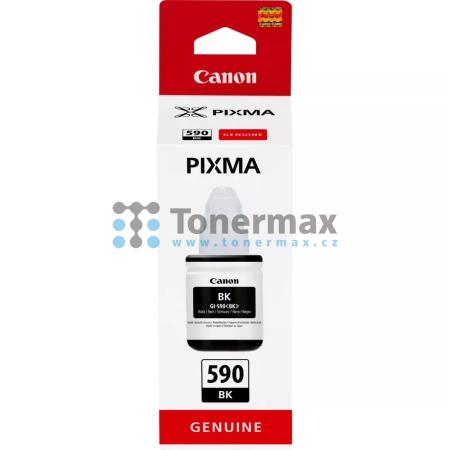 Canon GI-590BK, GI-590 BK, 1603C001, originální inkoustová lahvička pro tiskárny Canon PIXMA G1500, PIXMA G2500, PIXMA G3500, PIXMA G4500