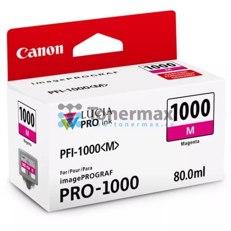 Canon PFI-1000M, PFI-1000 M, 0548C001, originální cartridge pro tiskárny Canon imagePROGRAF PRO-1000