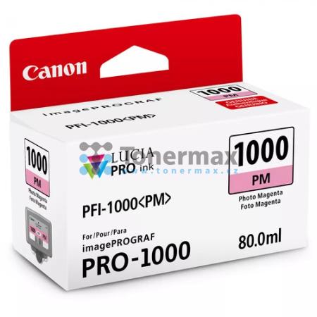 Canon PFI-1000PM, PFI-1000 PM, 0551C001, originální cartridge pro tiskárny Canon imagePROGRAF PRO-1000