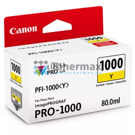 Cartridge Canon PFI-1000Y, PFI-1000 Y, 0549C001