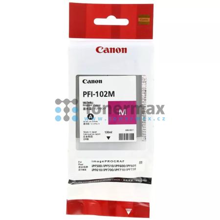 Canon PFI-102M, 0897B001, originální cartridge pro tiskárny Canon iPF500, iPF510, iPF600, iPF605, iPF610, iPF700, iPF710, iPF720, imagePROGRAF LP17, imagePROGRAF LP24