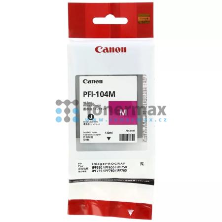 Canon PFI-104M, 3631B001, originální cartridge pro tiskárny Canon iPF650, iPF655, iPF750, iPF755, iPF760, iPF765