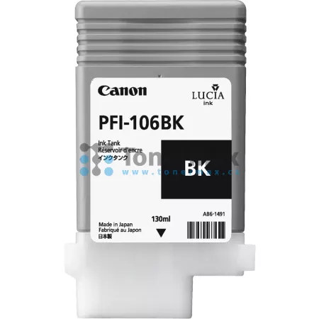 Cartridge Canon PFI-106BK, 6621B001