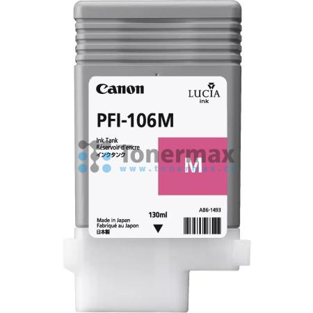 Canon PFI-106M, 6623B001, originální cartridge pro tiskárny Canon iPF6300, iPF6300S, iPF6350, iPF6400, imagePROGRAF iPF6400, iPF6400S, imagePROGRAF iPF6400S, iPF6400SE, imagePROGRAF iPF6400SE, iPF6450