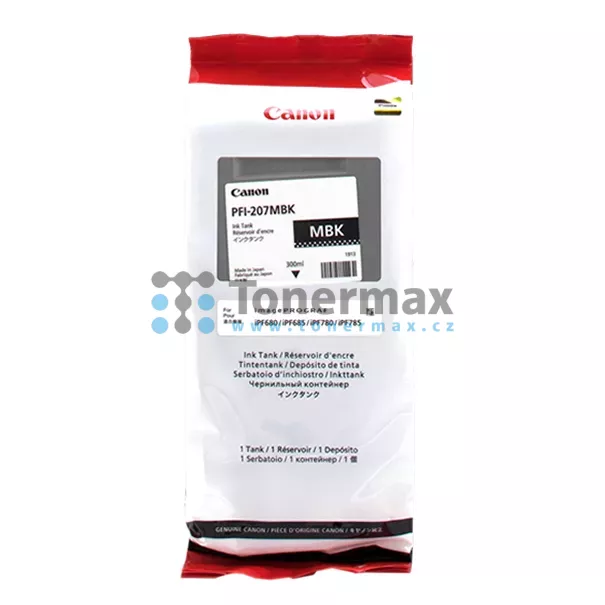 Canon PFI-207MBK, 8788B001 (cartridge originální) | TONERMAX, s.r.o.