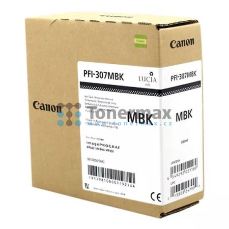 Canon PFI-307MBK, 9810B001, originální cartridge pro tiskárny Canon iPF830, iPF840, iPF850