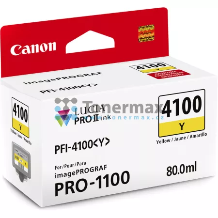 Cartridge Canon PFI-4100Y, PFI-4100 Y, 6780C001