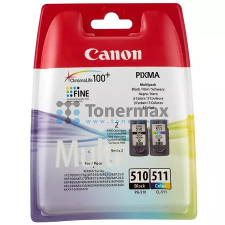 Cartridge Canon PG-510 + CL-511, 2970B010, Multi-Pack