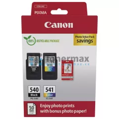 Canon PG-540 + CL-541 + 50 x Photo Paper 10x15 cm, 5225B013, 5225B014