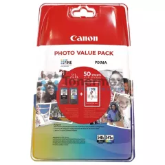 Canon PG-540L + CL-541XL + 50 x Photo Paper GP-501, 5224B007