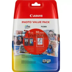 Canon PG-540XL + CL-541XL + 50 x Photo Paper GP-501, 5222B013 Canon PG-540XL + CL-541XL + 50 x Photo Paper GP-501, 5222B013