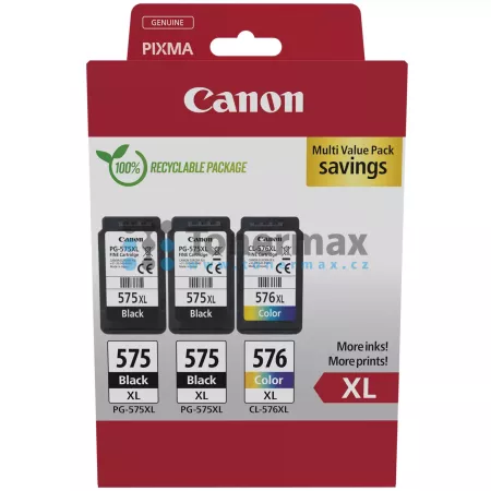 Cartridge Canon PG-575XL + PG-575XL + CL-576XL, 5437C004, 5437C005, Multipack