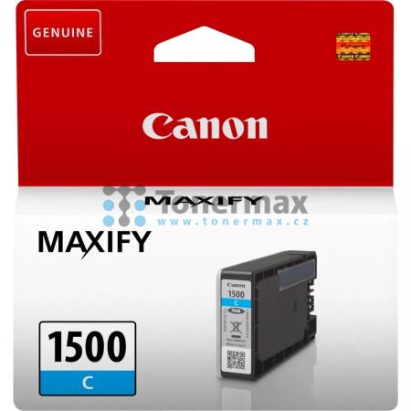 Canon PGI-1500 C, 9229B001, originální cartridge pro tiskárny Canon MAXIFY MB2050, MAXIFY MB2150, MAXIFY MB2155, MAXIFY MB2350, MAXIFY MB2750, MAXIFY MB2755