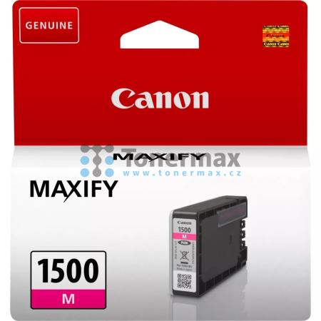 Canon PGI-1500 M, 9230B001, originální cartridge pro tiskárny Canon MAXIFY MB2050, MAXIFY MB2150, MAXIFY MB2155, MAXIFY MB2350, MAXIFY MB2750, MAXIFY MB2755