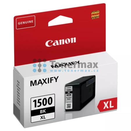 Canon PGI-1500XL BK, 9182B001, originální cartridge pro tiskárny Canon MAXIFY MB2050, MAXIFY MB2150, MAXIFY MB2155, MAXIFY MB2350, MAXIFY MB2750, MAXIFY MB2755