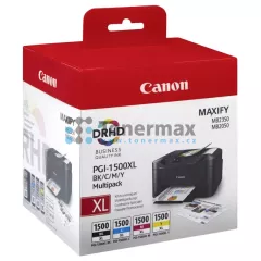 Canon PGI-1500XL BK/C/M/Y Multipack, 9182B004 Canon PGI-1500XL BK/C/M/Y Multipack, 9182B004