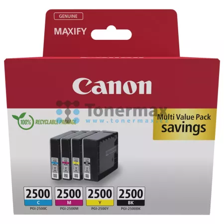 Cartridge Canon PGI-2500 BK/C/M/Y, 9290B004, 9290B006, Multi-Pack