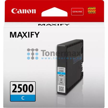 Canon PGI-2500 C, 9301B001, originální cartridge pro tiskárny Canon MAXIFY MB5050, MAXIFY MB5150, MAXIFY MB5155, MAXIFY MB5350, MAXIFY MB5450, MAXIFY MB5455, MAXIFY iB4050, MAXIFY iB4150