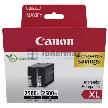 Cartridge Canon PGI-2500XL BK, 9254B011, Twin-Pack