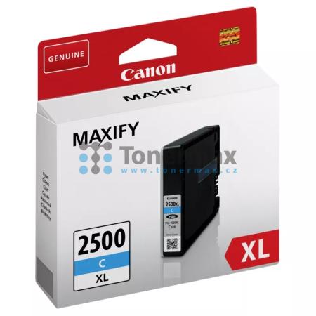 Canon PGI-2500XL C, 9265B001, originální cartridge pro tiskárny Canon MAXIFY MB5050, MAXIFY MB5150, MAXIFY MB5155, MAXIFY MB5350, MAXIFY MB5450, MAXIFY MB5455, MAXIFY iB4050, MAXIFY iB4150