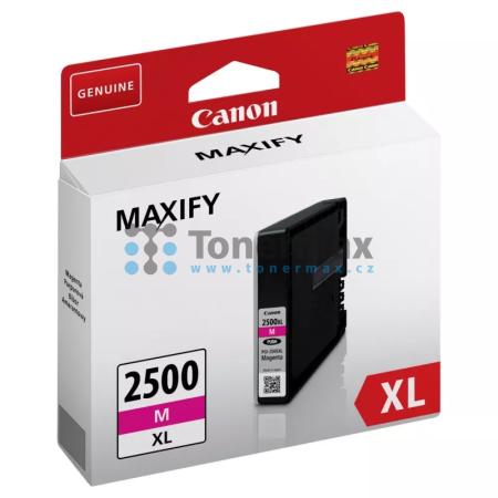 Canon PGI-2500XL M, 9266B001, originální cartridge pro tiskárny Canon MAXIFY MB5050, MAXIFY MB5150, MAXIFY MB5155, MAXIFY MB5350, MAXIFY MB5450, MAXIFY MB5455, MAXIFY iB4050, MAXIFY iB4150