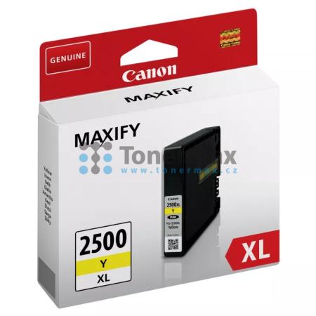 Canon PGI-2500XL Y, 9267B001, originální cartridge pro tiskárny Canon MAXIFY MB5050, MAXIFY MB5150, MAXIFY MB5155, MAXIFY MB5350, MAXIFY MB5450, MAXIFY MB5455, MAXIFY iB4050, MAXIFY iB4150