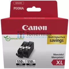 Canon PGI-550XL PGBk, 6431B005, 6431B010, Twin-Pack